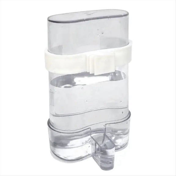 Transparent Feeding Hanging Canary Storage Container Cockatiel Parakeet Bird Waterer Water Feeder