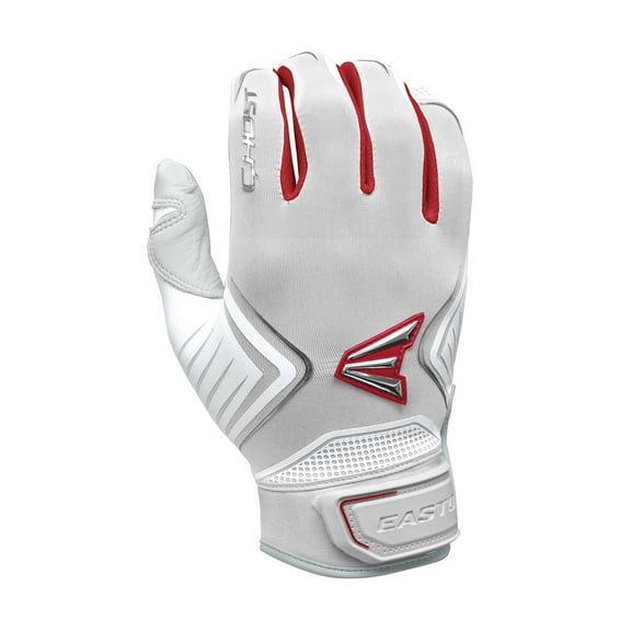 Easton Ghost Fastpitch Softball Batting Gloves, Small, Red