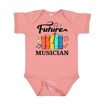 

Inktastic Future Musician- Xylophone Music Gift Baby Boy or Baby Girl Bodysuit