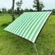 thumbnail image 1 of Pérgola y parasol para exteriores, ideal para terrazas, patios y jardines, con protección térmica y ojales reforzados (rayas grises y blancas), 1 of 5