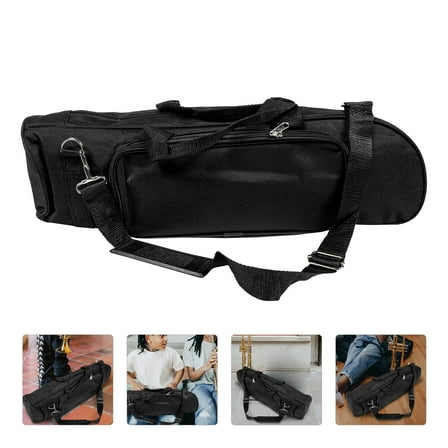 HEMOTON  Small Bag Trumpet Trumpets Carry Case Instruments Travel Black