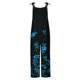 thumbnail image 4 of ICHUANYI Clearance Women Ladies Printed Summer Sleeveless Backless Loose Long Playsuits Rompers Jumpsuit(Sky Blue, S) ICHUANYI WER2023080815190, 4 of 5