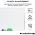 thumbnail image 3 of Pizarron Blanco Pizarron Magnetico Con 3 Imanes 4 Marcadores y 1 Borrador Pintarron Blanco Infantil Empotrable Pizarra Con Bandeja Para Rotuladores Uso Vertical U Horizontal (1,20 X 60 CM), 3 of 7