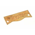 thumbnail image 2 of Fits Royal Enfield Customized Brass ROYAL Logo Front Fork Cover Crown Plate, 2 of 3