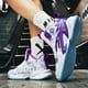 thumbnail image 3 of BINQER Zapatillas de baloncesto de caña alta for niños, zapatillas acolchadas con soporte transpirable for entrenamiento deportivo juvenil., 3 of 5
