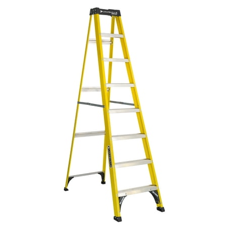 Louisville Ladder 8-foot Fiberglass Step Ladder, 250-pound Capacity, Type I,