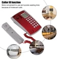 thumbnail image 3 of Simple Landline Phones, Nice Appearance Curved Design Caller ID Function Landline Phone  for Offices for Hotels Gray,Red, 3 of 7