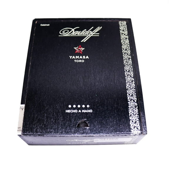 Davidoff Toro Yamasa Empty Wood Cigar Box 6.5" x 5.5" x 2"