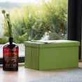 thumbnail image 2 of Bench with storage space in artificial leather, 2 of 5