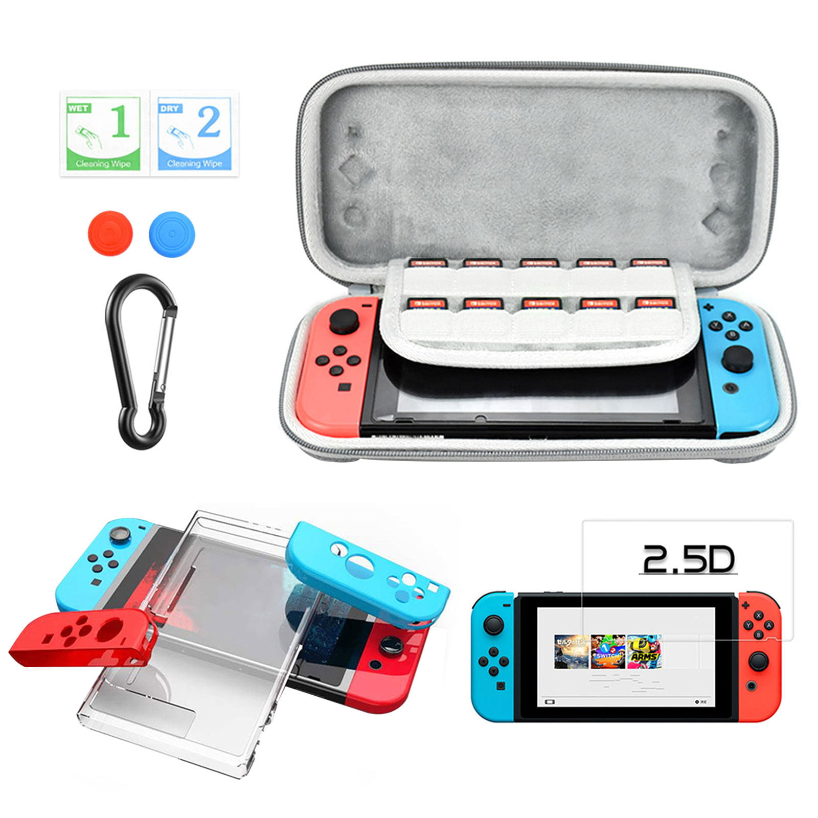Game Console Storage Bag Polyester Cloth Waterproof Game Console Container  Portable Game Device Carrying Organizer Compatible for Switch Game Console  - Walmart.com