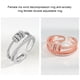 thumbnail image 3 of (con video) Oro rosa nueva tendencia de moda de doble línea anillo de descompresión anti-ansiedad inteligente de múltiples vueltas anillo ajustable de transporte de doble capa para, 3 of 8