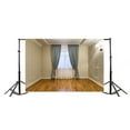thumbnail image 2 of GreenDecor Interior Backdrop 7x5ft Photography Backdrop Curtain Floral Wallpaper Wooden Floor Lights Studio Photos Video Props Children Baby Kids Portraits, 2 of 5