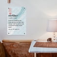 thumbnail image 3 of NOETE Metal Tin Sign for Mom 12x16 Inch Mother Definition Wall Art, Heartwarming Home Decor for Office, Bedroom, Living Room Perfect Mothers Day, Birthday, Thank You Gift for Women, 3 of 8