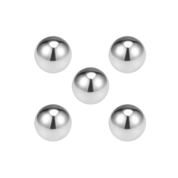 20mm Bearing Balls, 304 Stainless Steel G100 Precision Balls 5 Pack