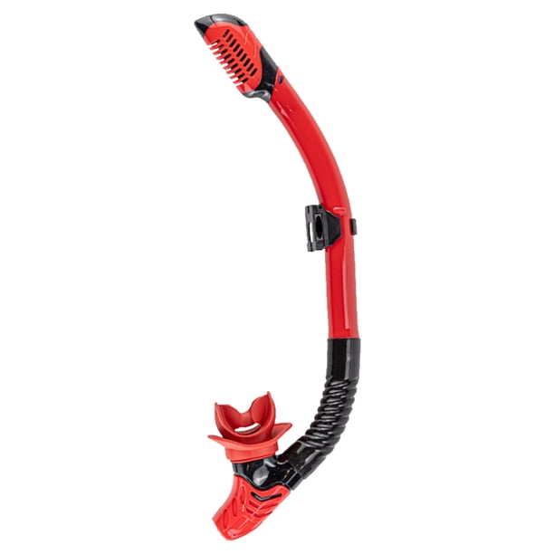 Equipo Subacuático Buceo Tubo Snorkel Respiración Seco para Adultos