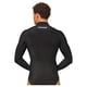 thumbnail image 3 of Playera Negra Hombre CRESSI  Rash Guard Manga Larga XXL, 3 of 4
