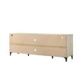 thumbnail image 4 of Evander 70"W Oak Wood Finish 4-Door TV Stand, 4 of 5