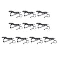 thumbnail image 1 of Clip redondo de 10 piezas para micrófono Abrazaderas negras / 8,5 mm 7.5mm Yuyangstore Clip de solapa para micrófono, 1 of 8