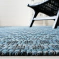 thumbnail image 5 of SAFAVIEH Kilim Ottoline Geometric Area Rug, Blue/Black, 8' x 10', 5 of 7