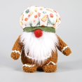 thumbnail image 4 of Poupée Bonhomme en Pain d'Épice Sans Visage Cadeau de Noël pour Intérieur Maison Style B, 4 of 7