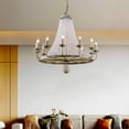 thumbnail image 4 of Sparkly Bling Decor, Replacement Crystals for Lamps, Clear Acrylic Plastic Chandelier Prism Drop Pendant, Elegant Crystal Dangle for Manzanita Tree Centerpiece, Wedding, 4 of 7