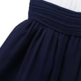 thumbnail image 7 of Haitryli Flower Girls Wedding Bridesmaid Dress Kids Evening Elegant Chiffon Dressees Party Ball Gown White&Navy Blue 12, 7 of 7