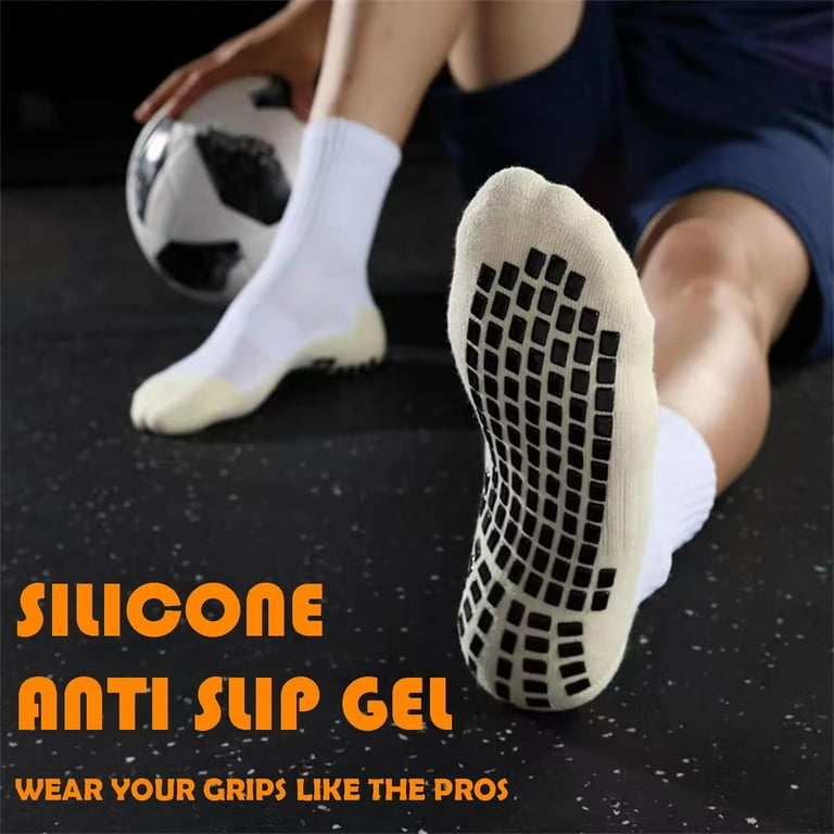 1 Pair Grip Socks Soccer, Ideal for the Practice of Different Sports,  Baseball, Basketball, Football for Adults and Kids