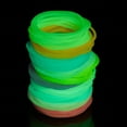 thumbnail image 4 of Bracelets 10 Colors Silicone Jelly Glow Wristbands Luminous Hair Ties for Christmas Party Favors, Adults, Women, Kids, Girls Gifts (100PCS, Rainbow), 4 of 7