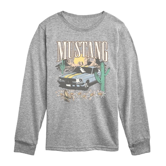 Ford - Mustang Desert - Youth Boys Long Sleeve Graphic T-Shirt