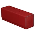 thumbnail image 1 of Caja de cubierta de cuero Sunnimix para cartas coleccionables rojo, 1 of 8