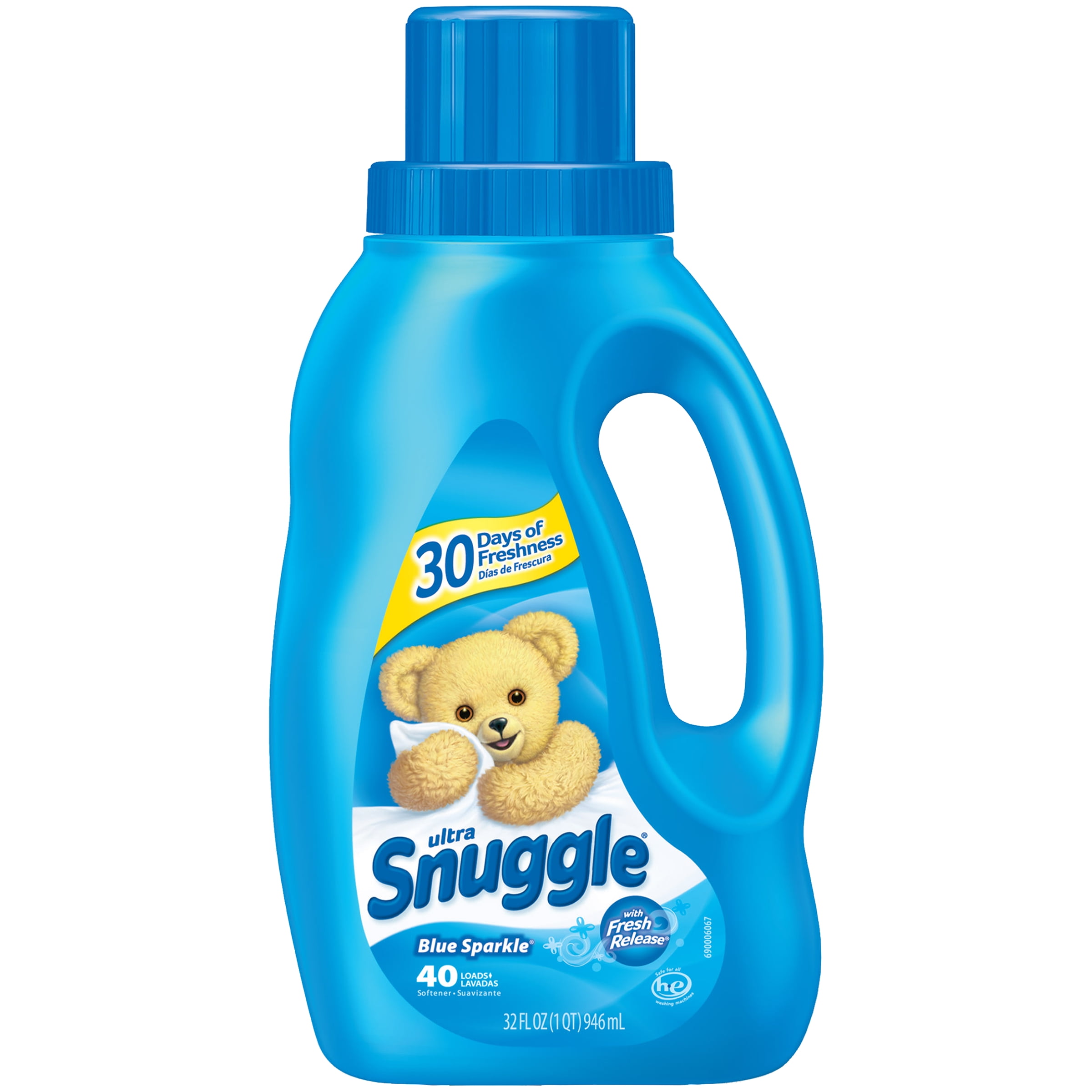 Snuggle Liquid Fabric Softener, Blue Sparkle, 32 Oz