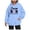 Blue #1, variant on Senior Mom Hoodies for Women Class Of 2026 Hoodie Graduation Graphic Hooded Sweatshirt with Pockets Pullover Tops