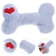 thumbnail image 2 of Juguete de peluche con forma de hueso para morder, juguete para perros con sonido chirriante, 2 of 5