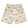 thumbnail image 5 of joogoo Boy Swim Trunks Construction Excavator Vehicles Bathing Beach Board Shorts M, 5 of 8
