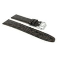 thumbnail image 3 of 20mm Crocodile Style Leather Watch Strap Band, 3 of 7