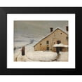thumbnail image 2 of Augustin Chenu 18x14 Black Modern Framed Museum Art Print Titled - Countryside. Snow Effect, 2 of 5
