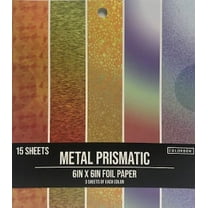 Colorbök Metal Prismatic Multicolor Foil Paper 6"X6" - 15 Sheets