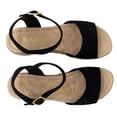 thumbnail image 4 of Sandalias Para Mujer Milagros 4603 negro 22.5, 4 of 4