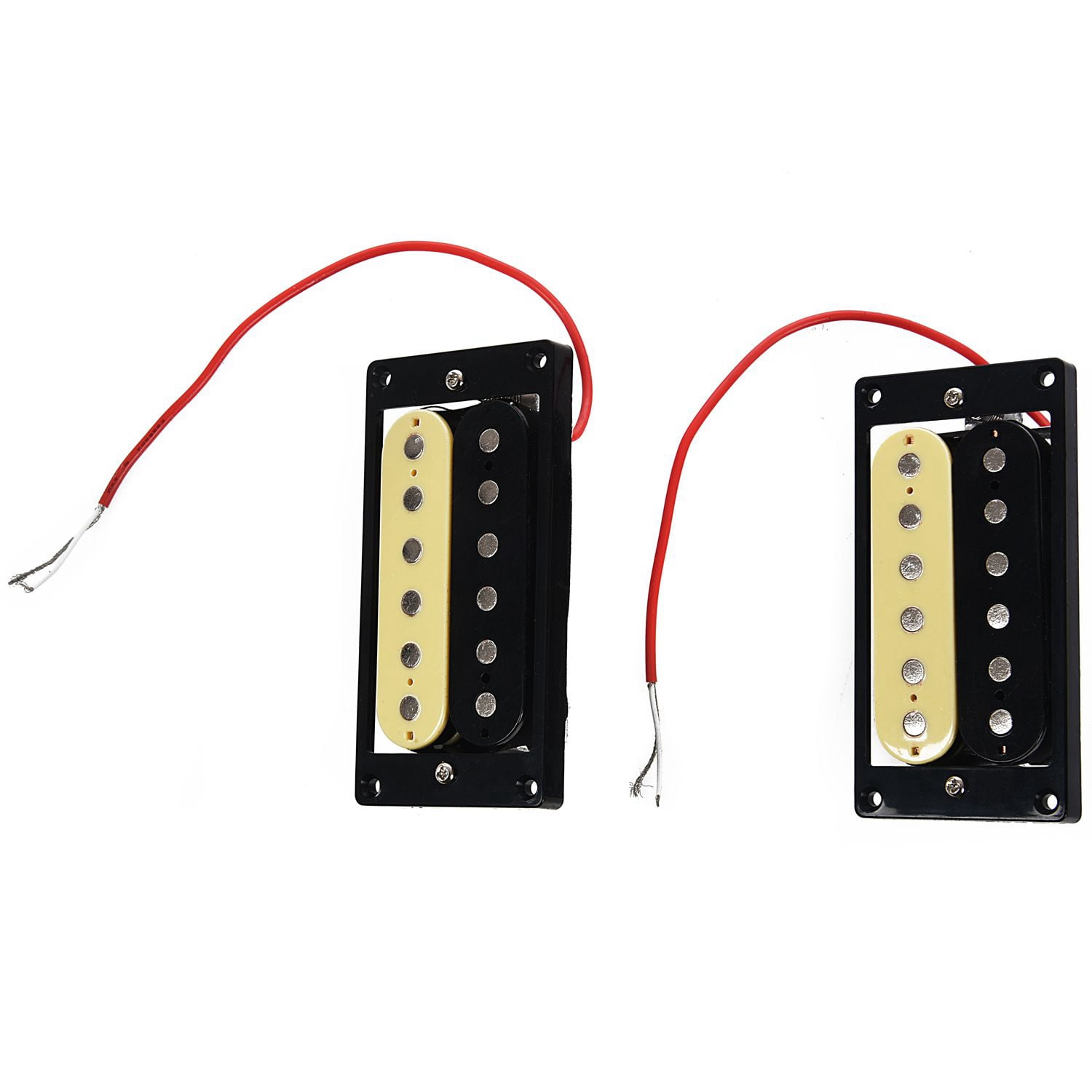 2pcs Faced Humbucker Double Coil Pickups Electric Guitar & 1pcs Guitar Wiring Harness Prewired 2 Volumes 2 Tones 4-500K Pots For LP Guitar