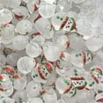 thumbnail image 4 of 100Pcs 16x20mm Clear Acrylic Beads Christmas Snowman Beads For Kid Adult Handmade Art Craft Bracelets Jewelry Crafting, 4 of 8