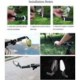 thumbnail image 5 of Manillar de espejo de bicicleta, espejo de bicicleta de acero inoxidable HD gran angular ajustable de 360 ​​grados, espejo de extremo de manillar de bicicleta de carretera Ebike de montaña ER, 5 of 5