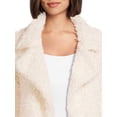 thumbnail image 4 of Belle du Jour Juniors Faux Fur Open Front Jacket, Sizes XS-XL, 4 of 5