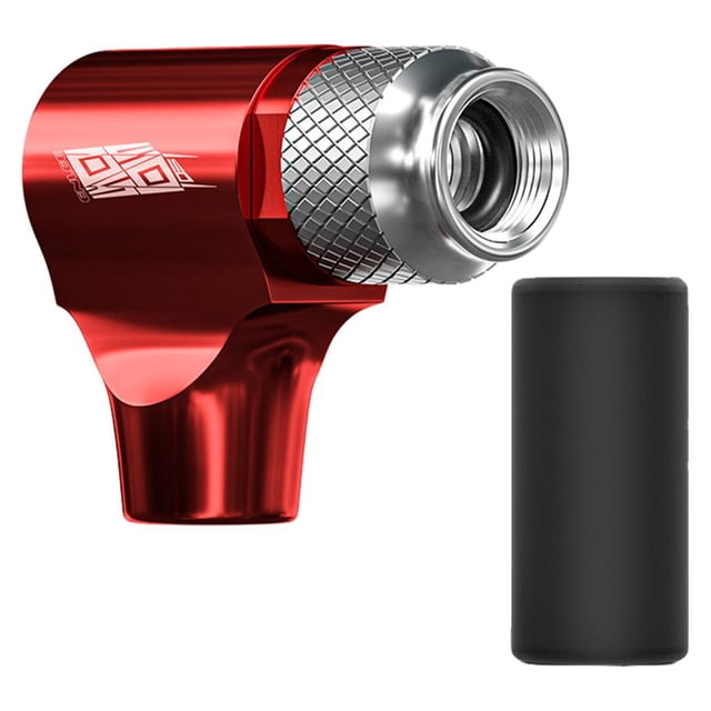 S SERENABLE Mini Air CO2 Inflator Pump Head Adapter Presta Valve Bike Red