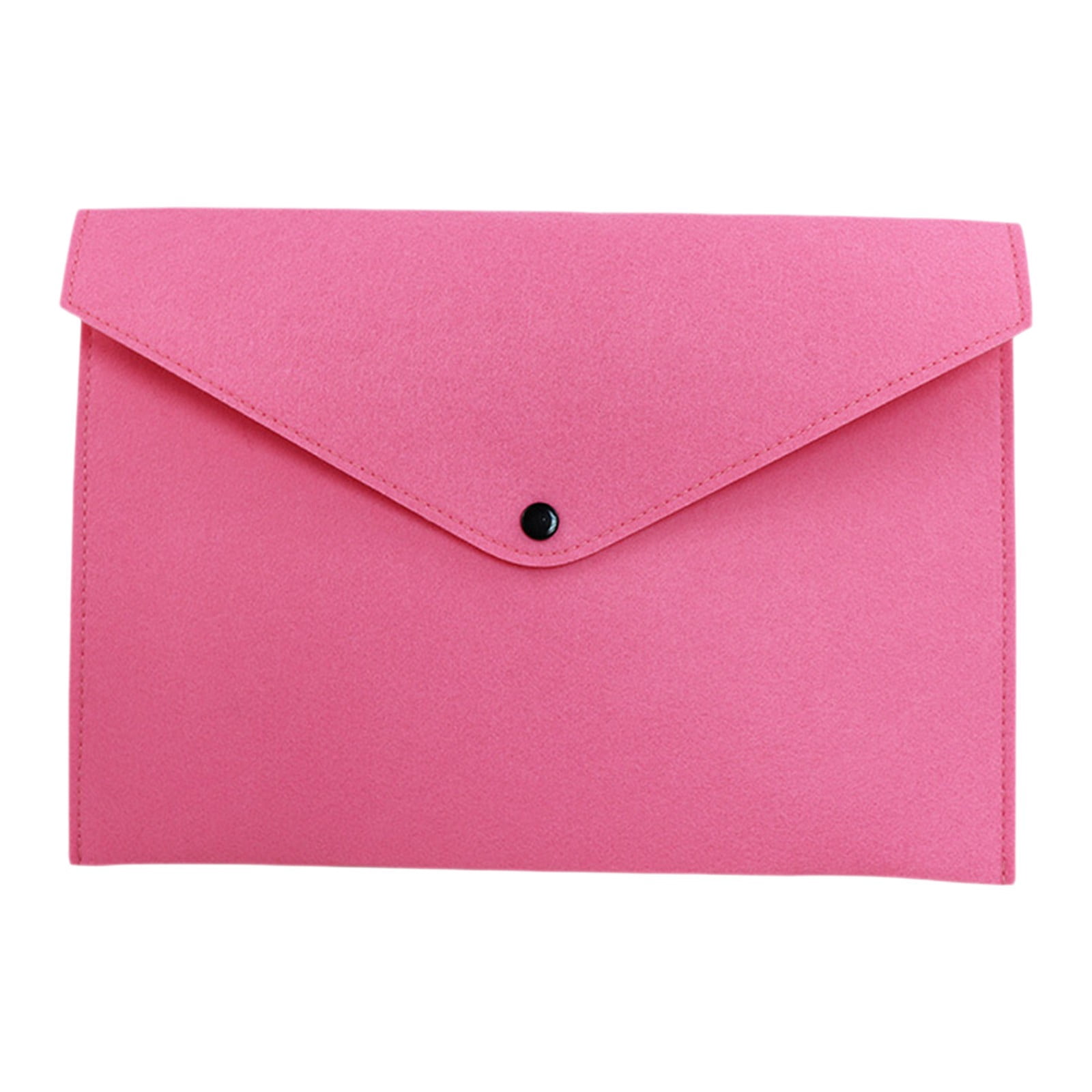 FXMLRLK 8 Pack Felt File Folders, Durable Briefcase, Document Bag, Paper File Folders, Portfolio Case, Letter Envelope, Handbag Button Closure, for Office Home Stationery,8 Colors