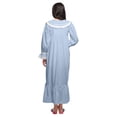 thumbnail image 4 of Moomaya Chemise de Nuit Maxi Boutonnée à Manches Longues Imprimée en Coton pour Femmes, 4 of 5