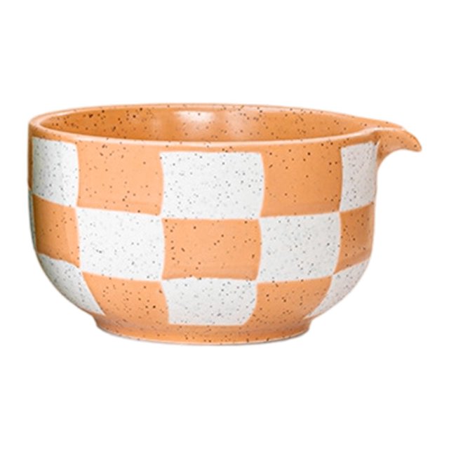 Siruishop Ceramic Matcha Bowl Traditional Porcelain Tea Bowl for Kitchen Tea House Men Yellow