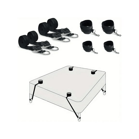 1Pcs Black Fastening System Kit With Adjustable Binding And Safety Clasp - Easy To Install And Remove For All Standard Frames