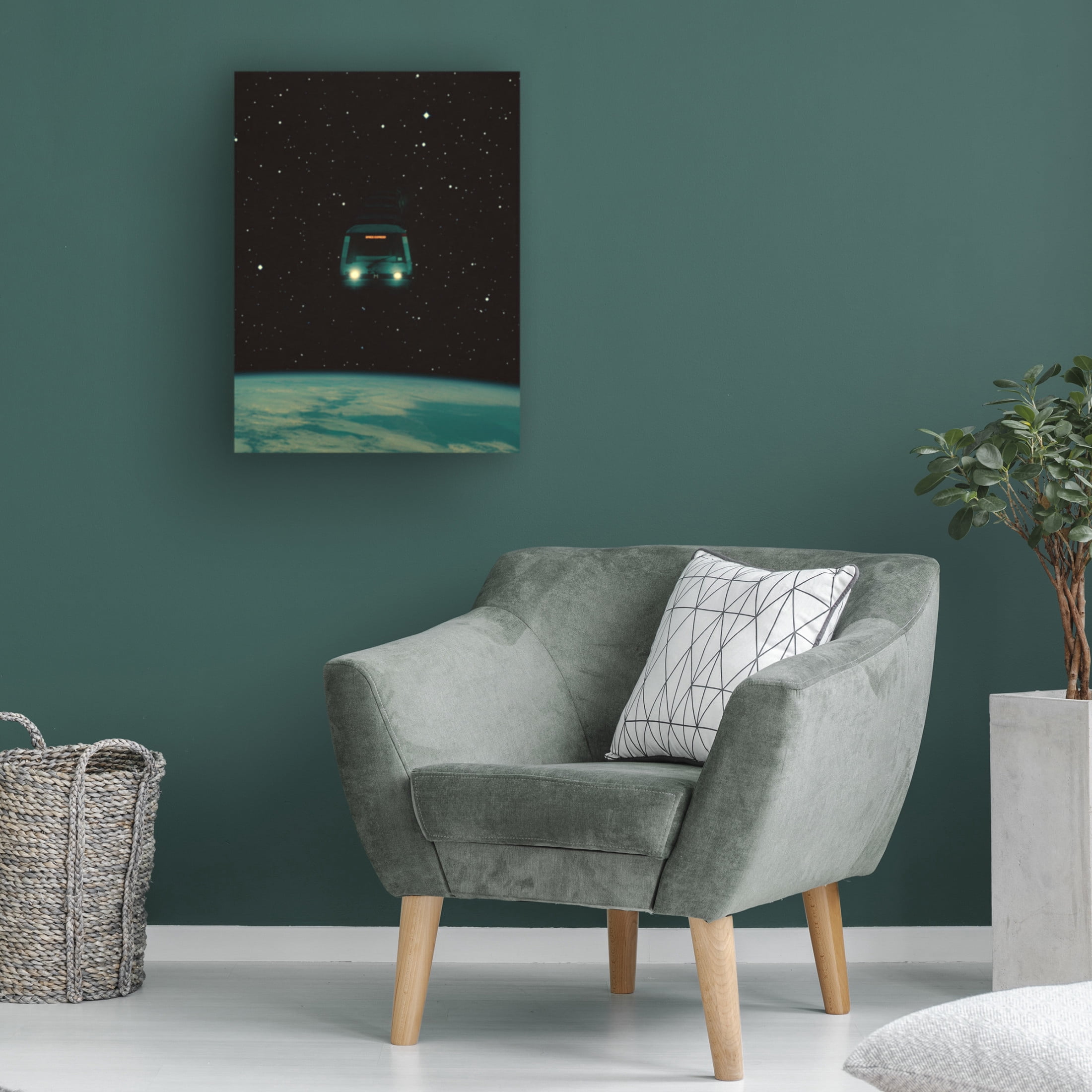 Trademark Fine Art Taudalpoi Space Express Canvas Wall Art