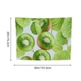 thumbnail image 3 of FCXZI Kiwi Leaves Aesthetic Wall Tapestry Art for Home Decoration 40*30in, 3 of 6