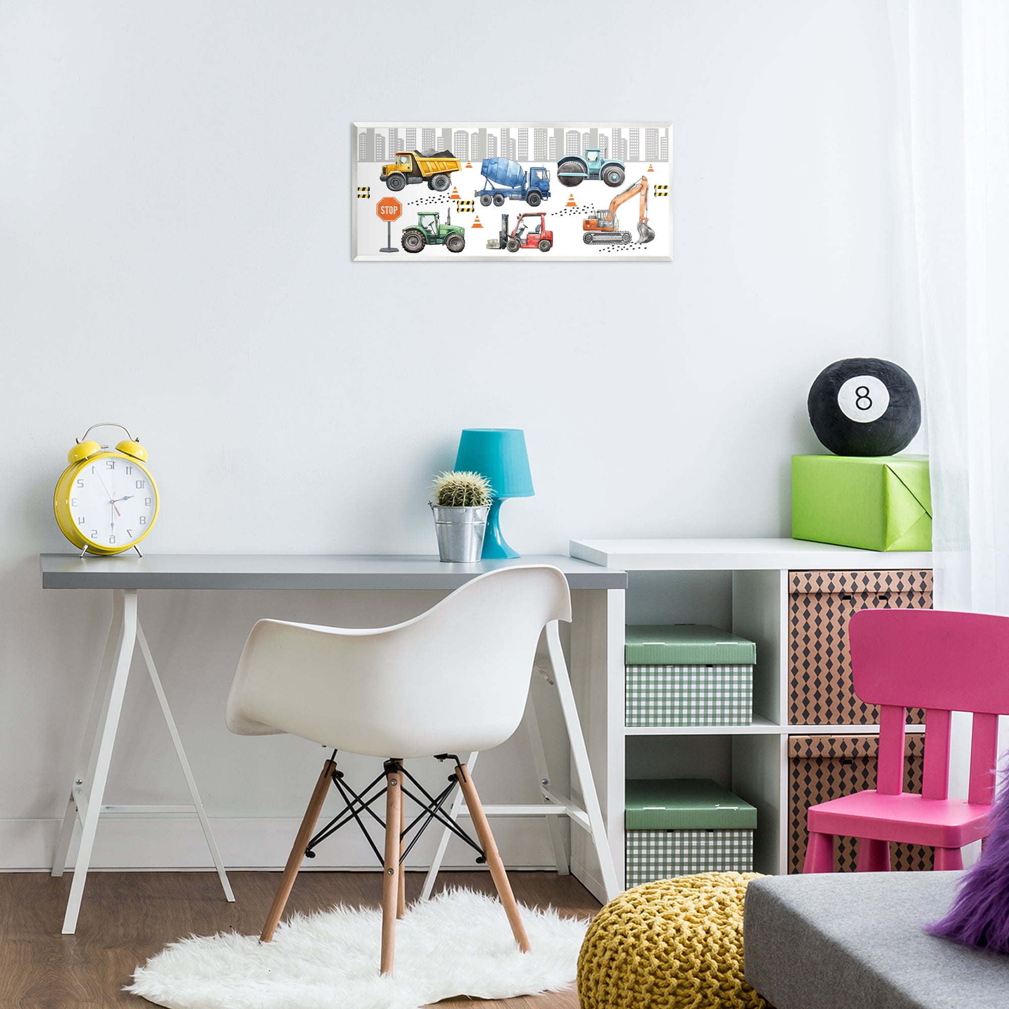 Stupell Industries City Keeps On Moving Wall Plaque Art, design by Christine Simpson Art